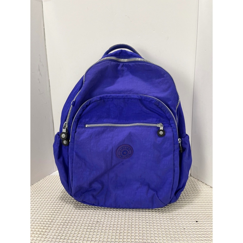 Kipling Seoul Purple Backpack Small Nylon Travel‎ Bag Lightweight